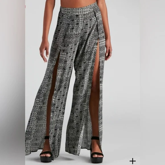 Women's Cabo Calling Boho Tulip Pants and Top Set EUC - Picture 4 of 4